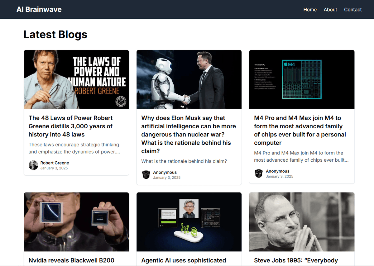 Blog Website