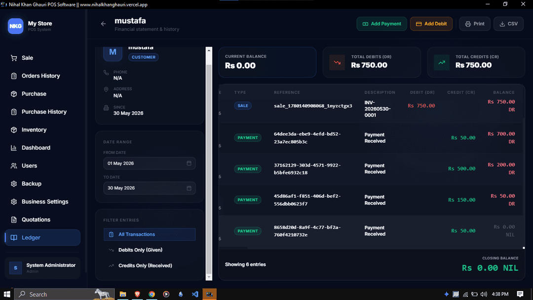 POS & Business Management Software